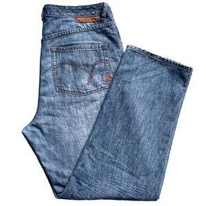 VTG Indigo Red Jeans Stanley Classic Fit Sz 40 Blue Y2K Baggy Relaxed Streetwear
